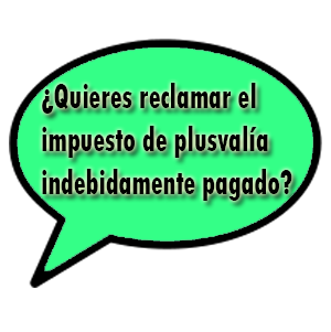 Reclamar impuesto de plusvalía